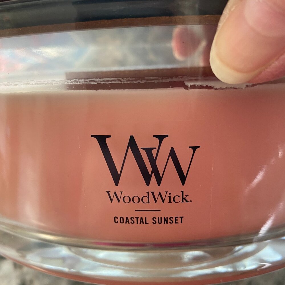 Woodwick candle Coastal sunset